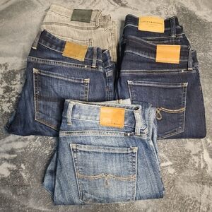 Lucky Brand Men's Blue and Gray Straight Jeans